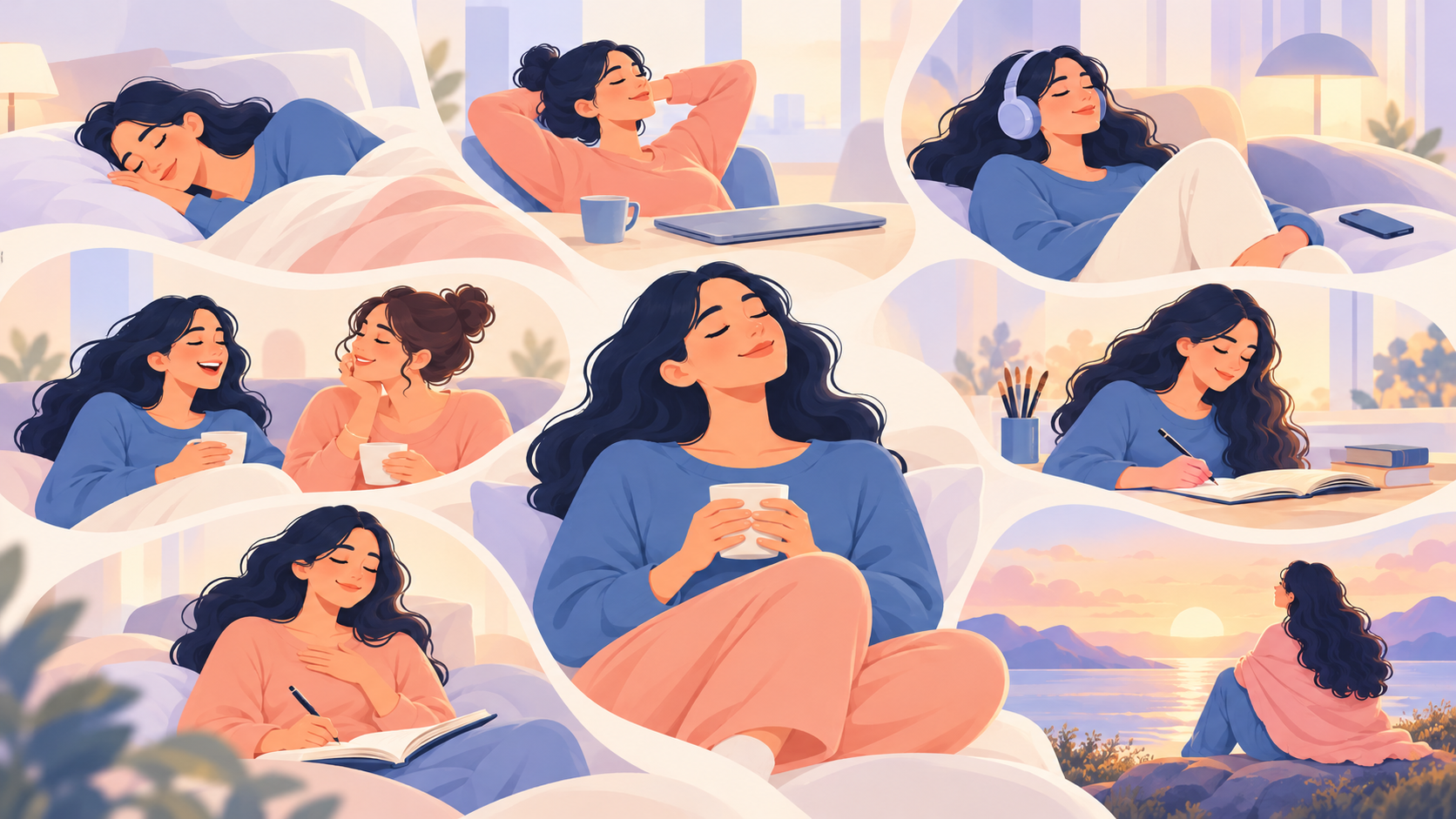 os sete tipos de descanso, as formas de descansar